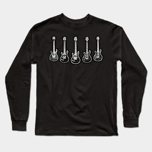 String of Guitars Long Sleeve T-Shirt